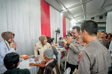 Polda Sumut Beri Layanan Kesehatan Gratis Kepada 2.000 Warga Medan